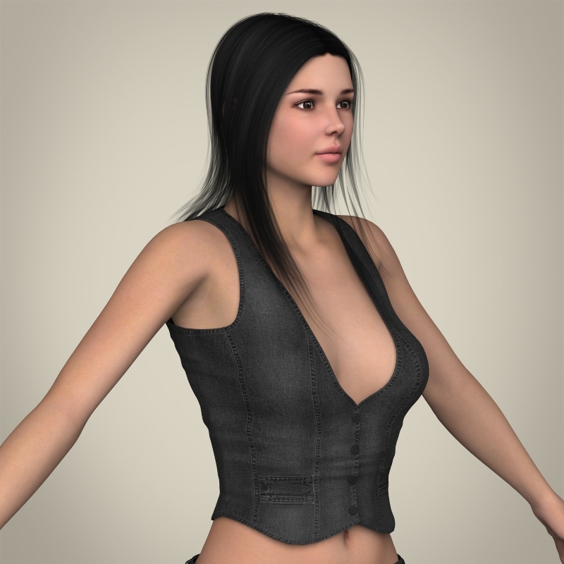 Realistic Beautiful Sexy Girl By Cgtools 3docean